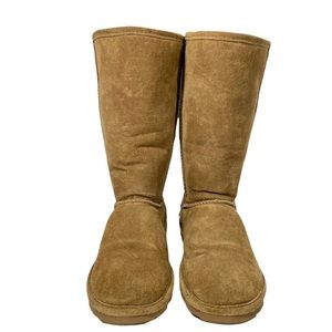 BEARPAW | Elle Tall Boots Leather w/ Sheepskin Lining- Size 9 Color: Hickory